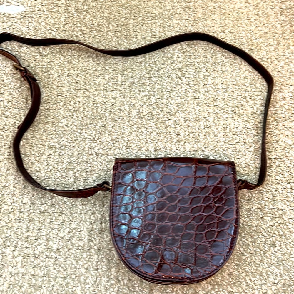 Ralph Lauren Brown, leather shoulder bag for the ultimate evening
